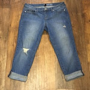 Gap straight crop jeans